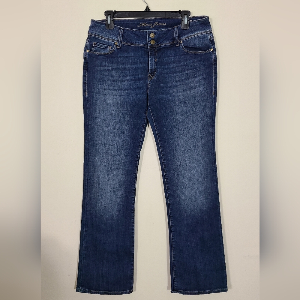 Mavi Malin Mid Rise Boot Cut Blue Jeans Womens Size 32/32